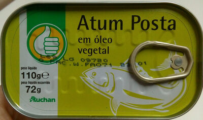 Atum posta em óleo vegetal