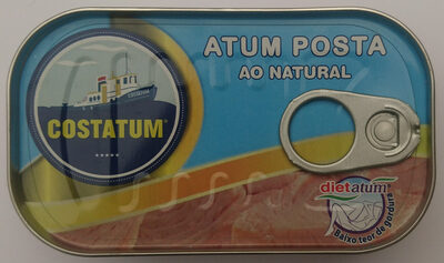 Atum posta ao natural