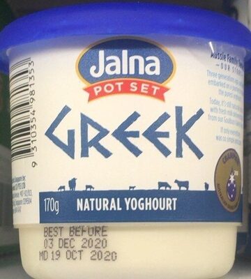 Greek Style Natural Yoghurt