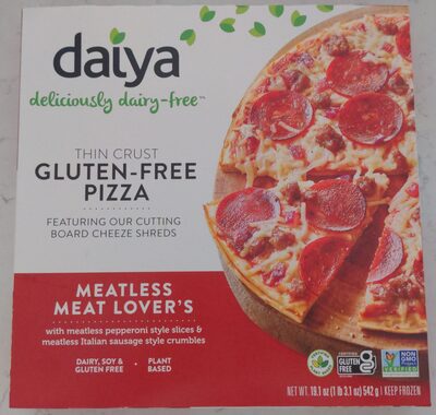 MEATLESS MEAT LOVER'S GLUTEN-FREE THIN CRUST PIZZA