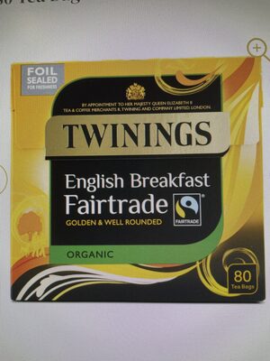 English Breakfast Fairtrade Organic Tea
