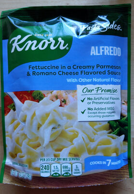 Fettuccine in a Creamy Parmesan & Romano Flavored Cheese Sauce