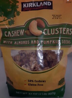 Cashew Clusters with Almonds and Pumpkin Seeds
