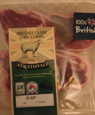British Lamb loin chops 