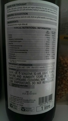 Extra Virgin Olive Oil