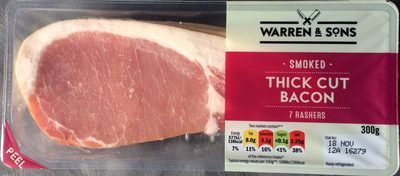 Smoked thick cut bacon