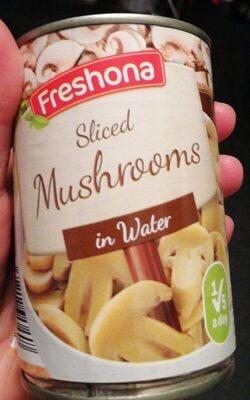 Freshona Sliced mushrooms in water