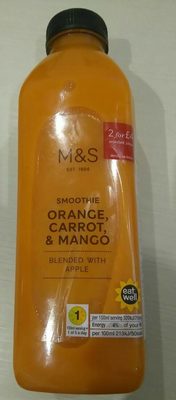 Smoothie Orange, Carrot & Mango