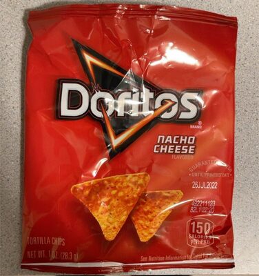 Nacho Cheese Flavored Tortilla Chips