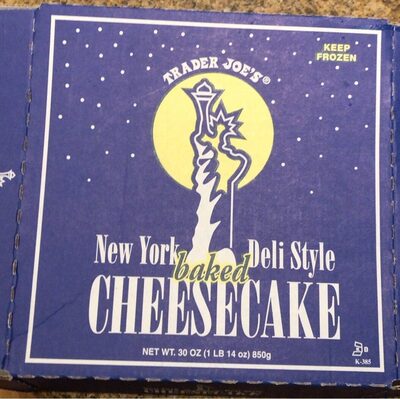 New York Deli Style baked CHEESECAKE