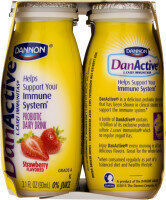 Danactive strawberry probiotic dairy drink