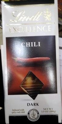 DARK CHOCOLATE Infused with spicy red chili