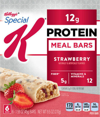 Strawberry Protein Meal Bars